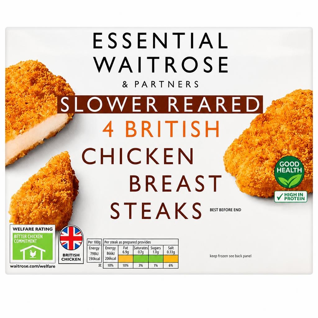Essential Frozen Chicken Steaks 4
