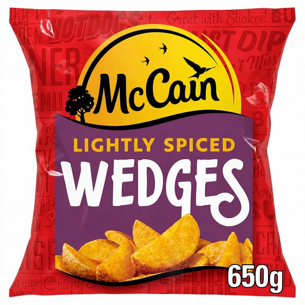 McCain Frozen Lightly Spiced Potato Wedges