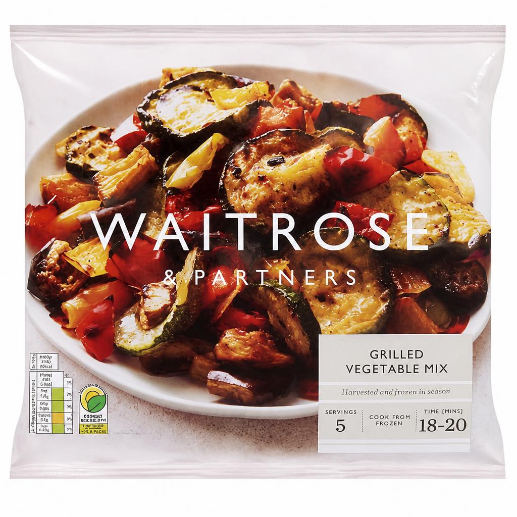 Waitrose Frozen Grilled Vegetable Mix