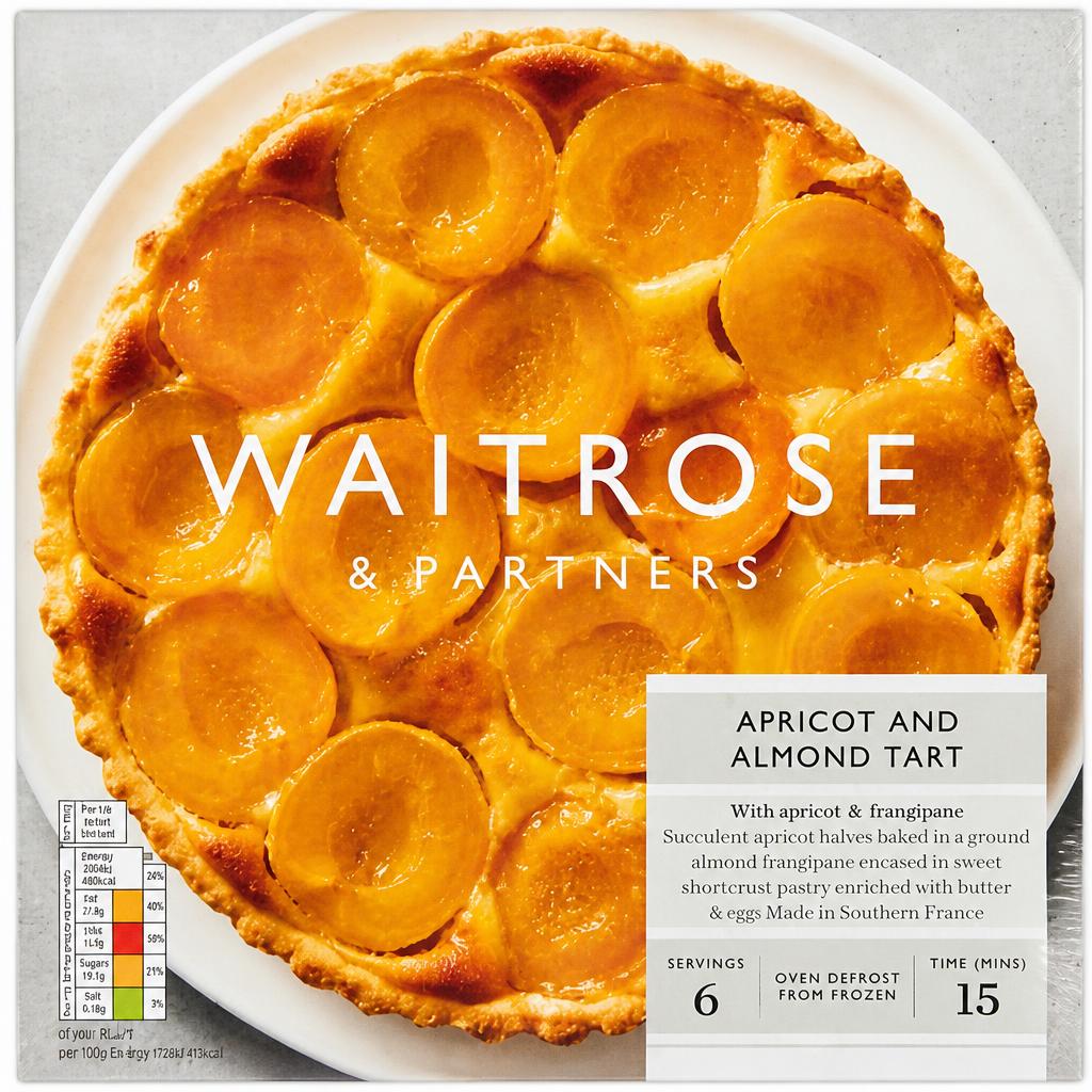 Waitrose Frozen Apricot and Almond Tart
