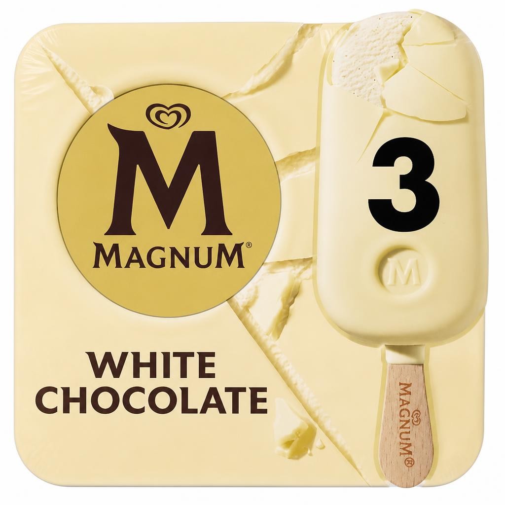 Magnum White Chocolate Ice Cream Sticks