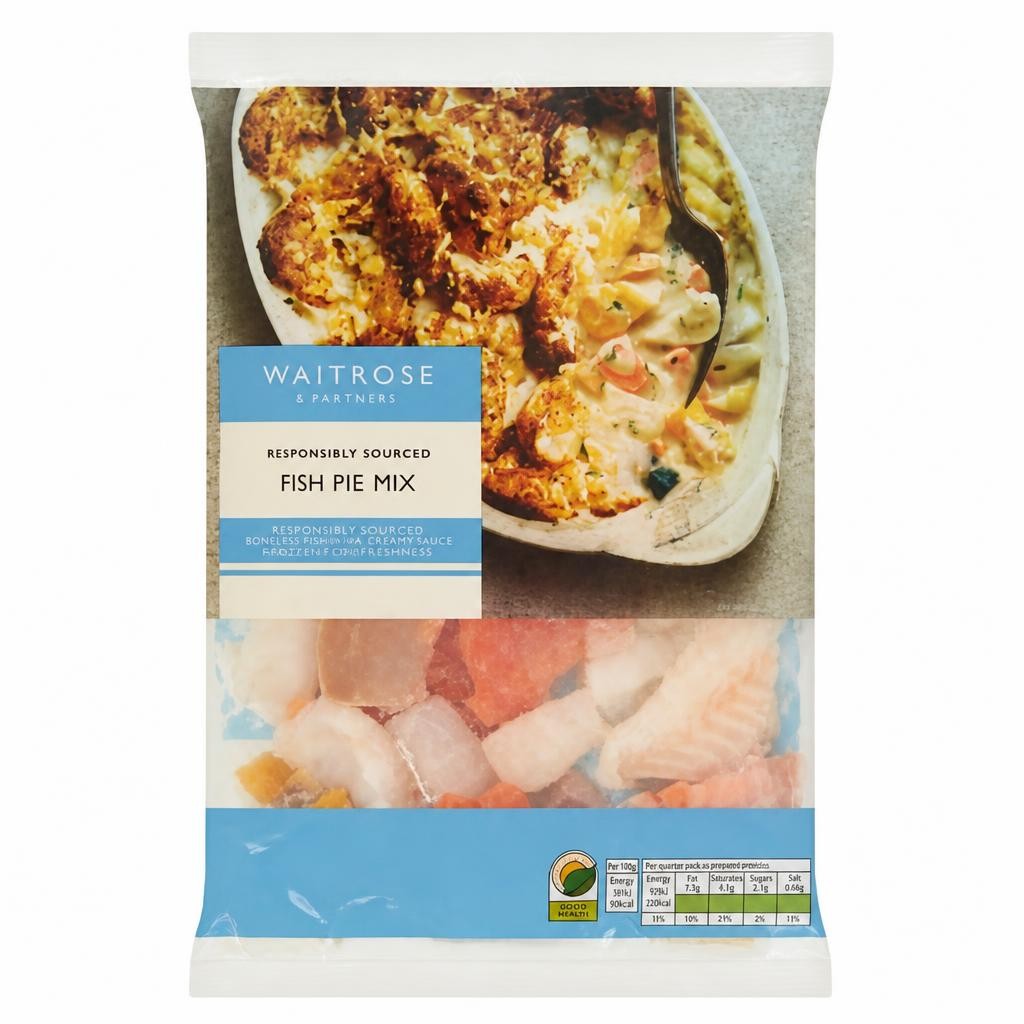 Waitrose Frozen Fish Pie Mix