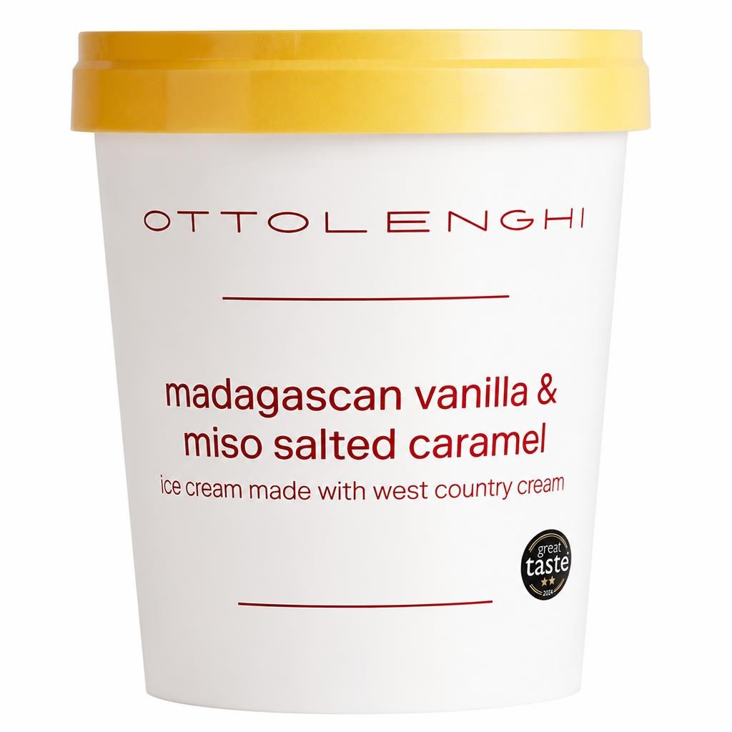 Ottolenghi Madagascan Vanilla & Miso Caramel Ice Cream