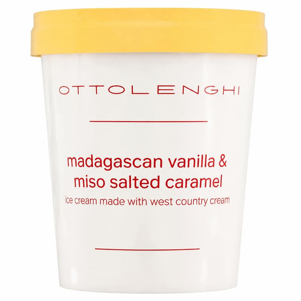 Ottolenghi Madagascan Vanilla & Miso Caramel Ice Cream