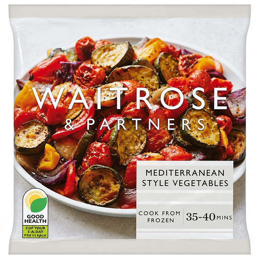Waitrose Frozen Mediterranean Style Vegetables