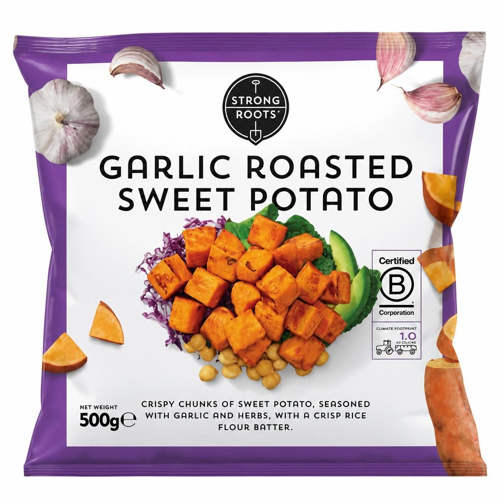 Strong Roots Garlic Roasted Sweet Potato