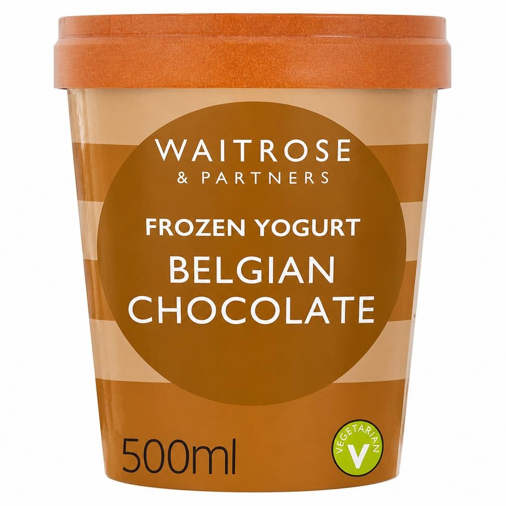 Waitrose Belgian Chocolate Frozen Yogurt