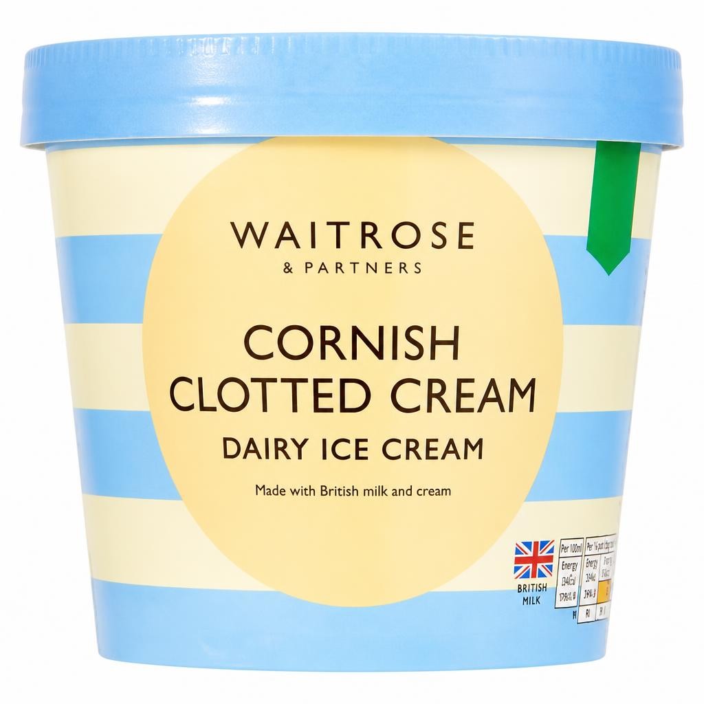 Waitrose Cornish Clotted Cream Ice Cream