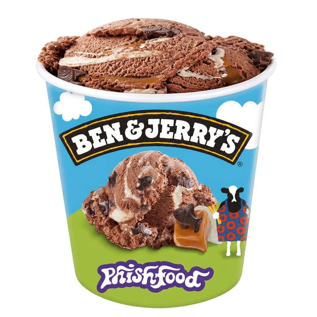 Ben & Jerry's Phish Food Chocolate Ice Cream Tub