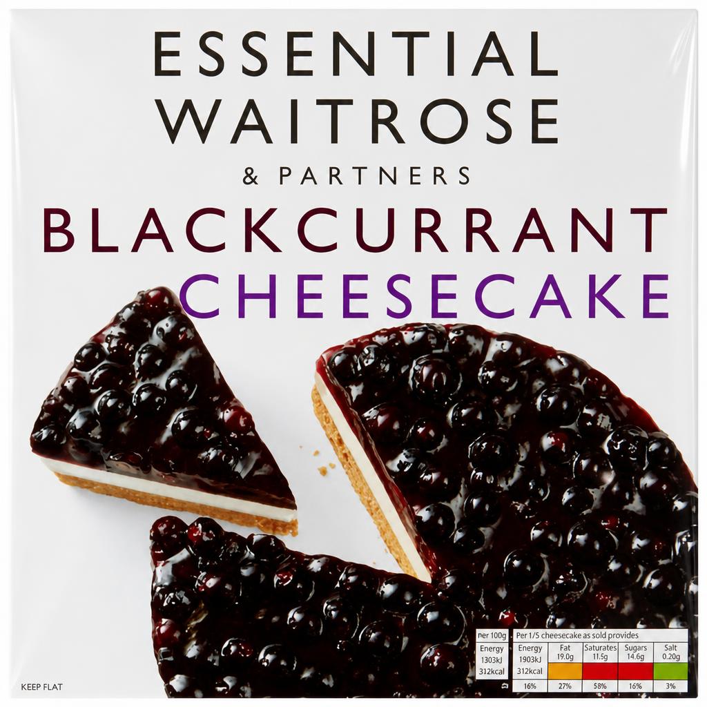 Essential Frozen Cheesecake Blackcurrant