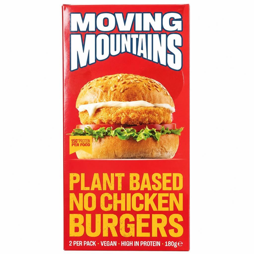 Moving Mountains Plant Based No Chicken Burgers