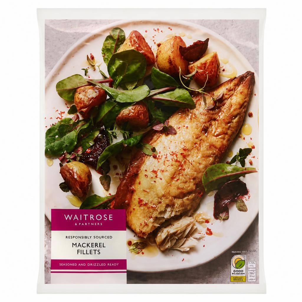 Waitrose Frozen Mackerel Fillets