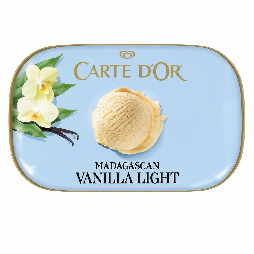 Carte D'Or Vanilla Light Ice Cream Tub