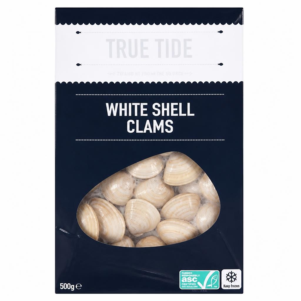 True Tide Frozen White Clams
