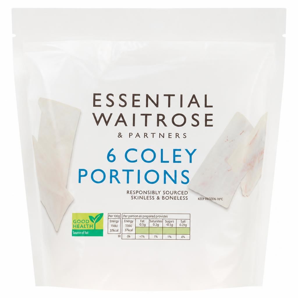 Essential 6 Frozen Coley Portions MSC