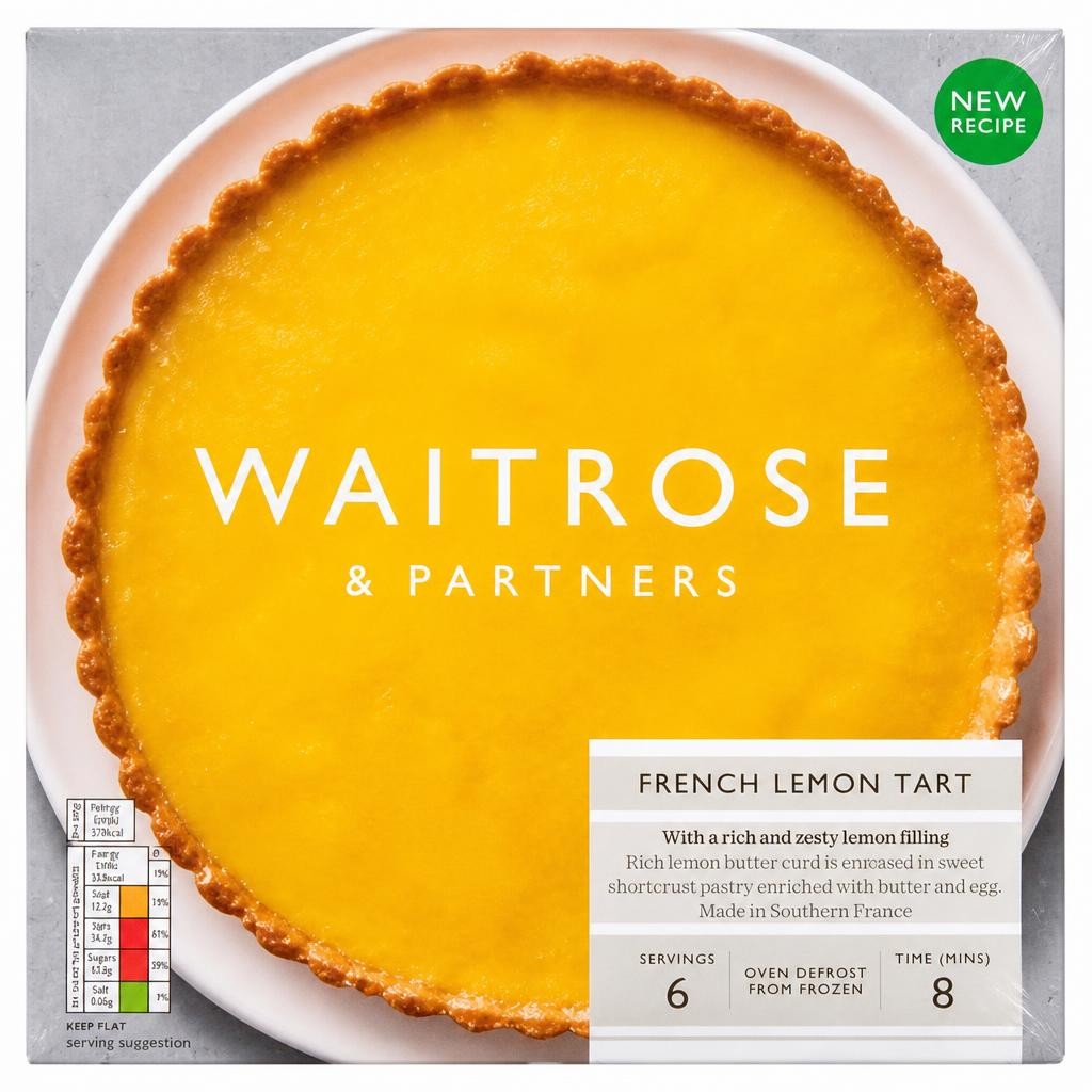 Waitrose Frozen French Lemon Tart