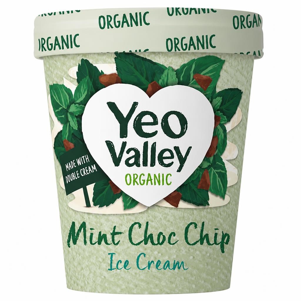 Yeo Valley Organic Mint Choc Chip Ice Cream