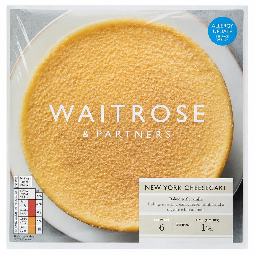 Waitrose Frozen New York Cheesecake