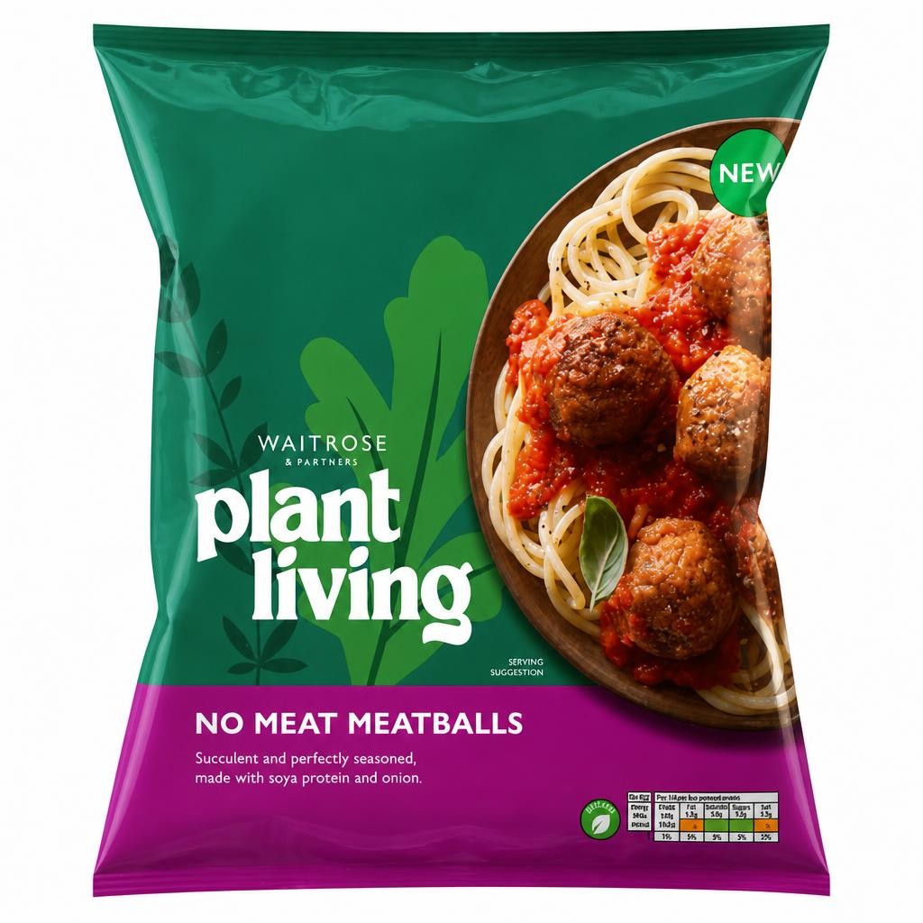 Waitrose PlantLiving No Meat Meatballs
