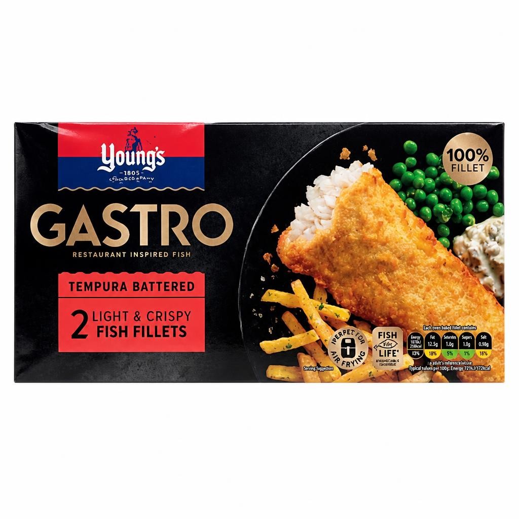 Young's Gastro Tempura Battered Fish Fillets