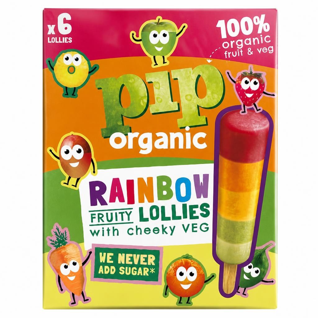 Pip Organic Rainbow Fruity Lollies