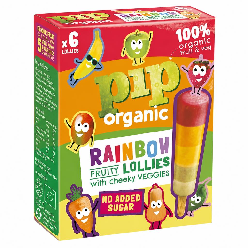 Pip Organic Rainbow Fruity Lollies