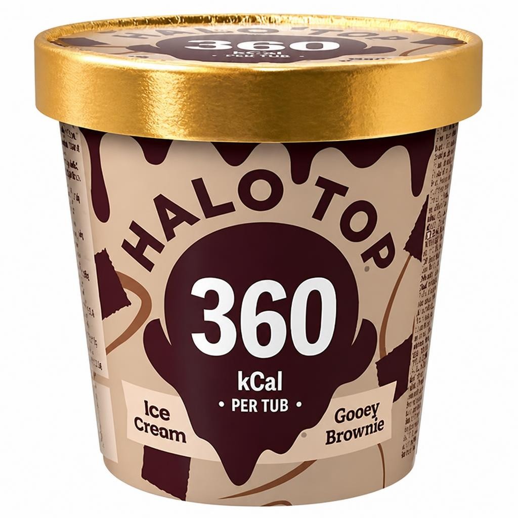 Halo Top Gooey Brownie Ice Cream