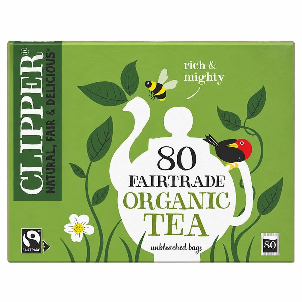 Clipper Organic Fairtrade 80 Tea Bags