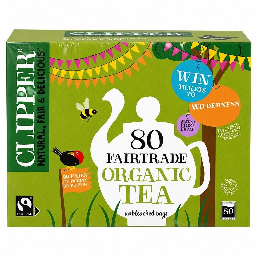 Clipper Organic Fairtrade 80 Tea Bags