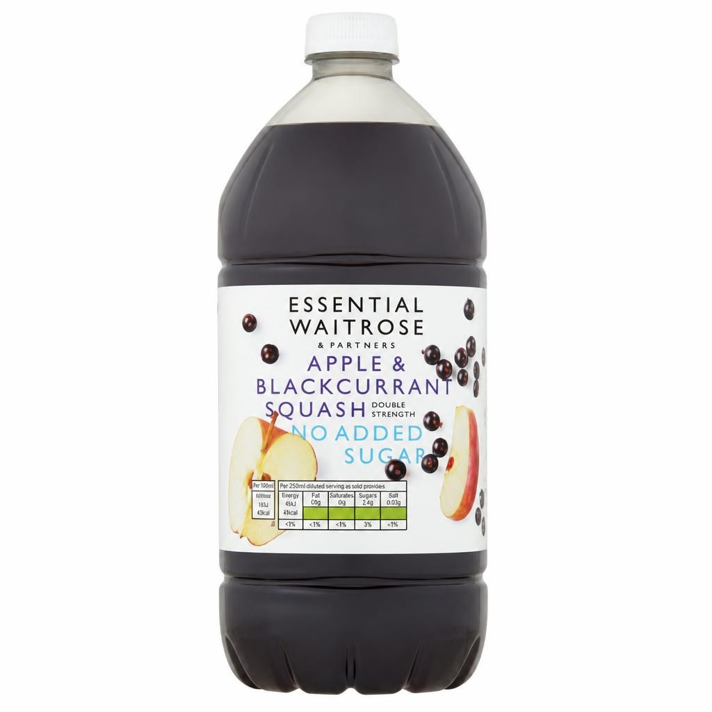 Essential No Added Sugar Apple & Blackcurrant Squash