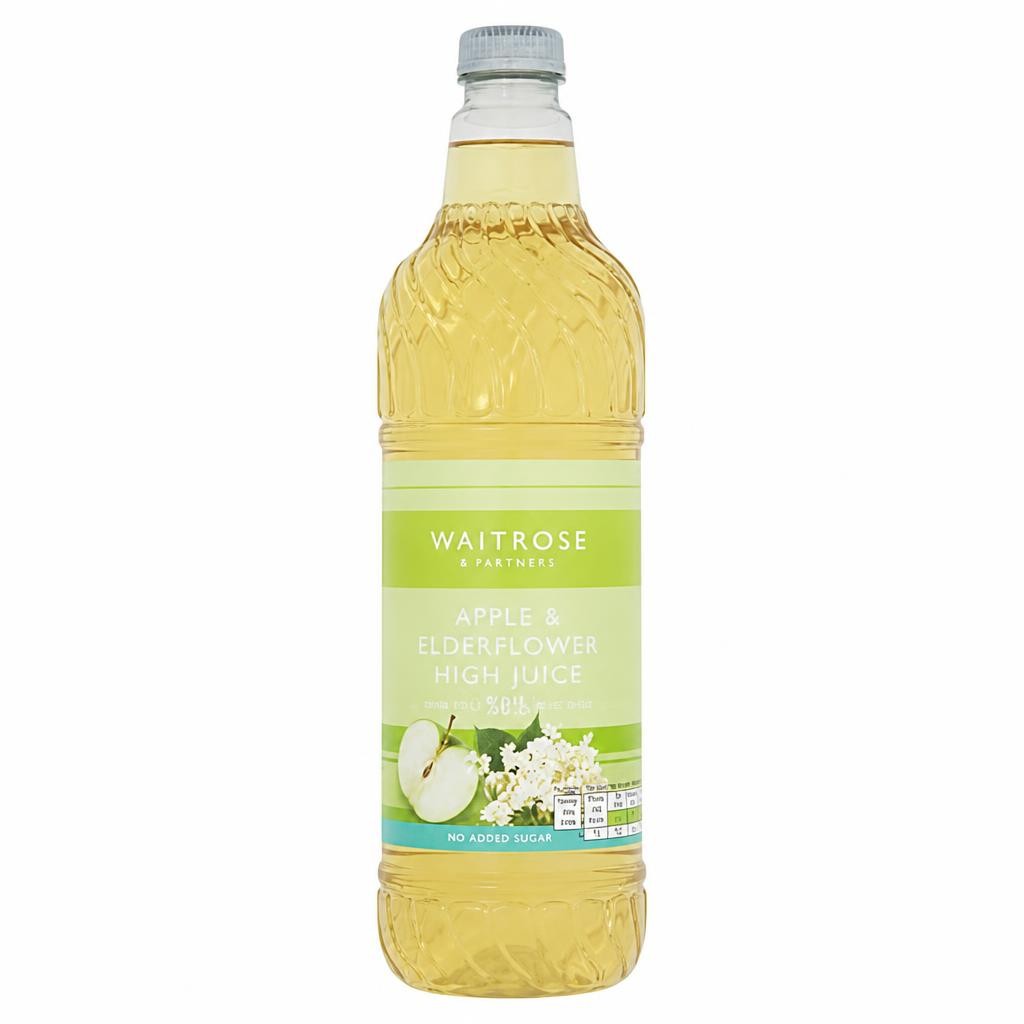 Waitrose Apple & Elderflower No Added Sugar High Juice