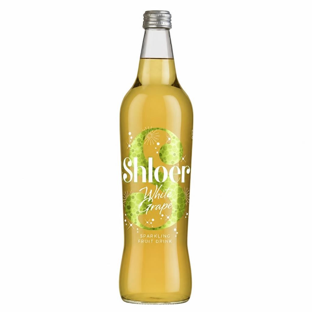 Shloer Sparkling Juice Drink White Grape
