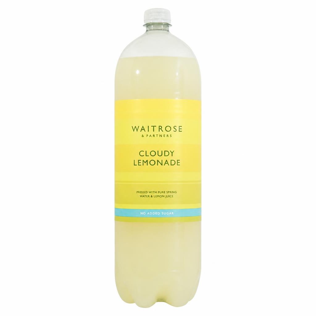 Waitrose Cloudy Lemonade No Added Sugar