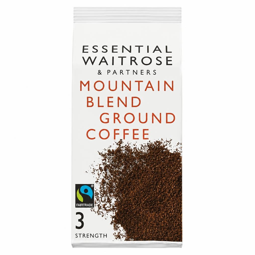 Essential Fairtrade Mountain Blend Ground Coffee