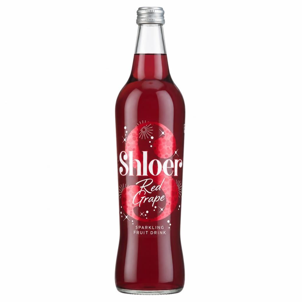 Shloer Sparkling Drink Red Grape