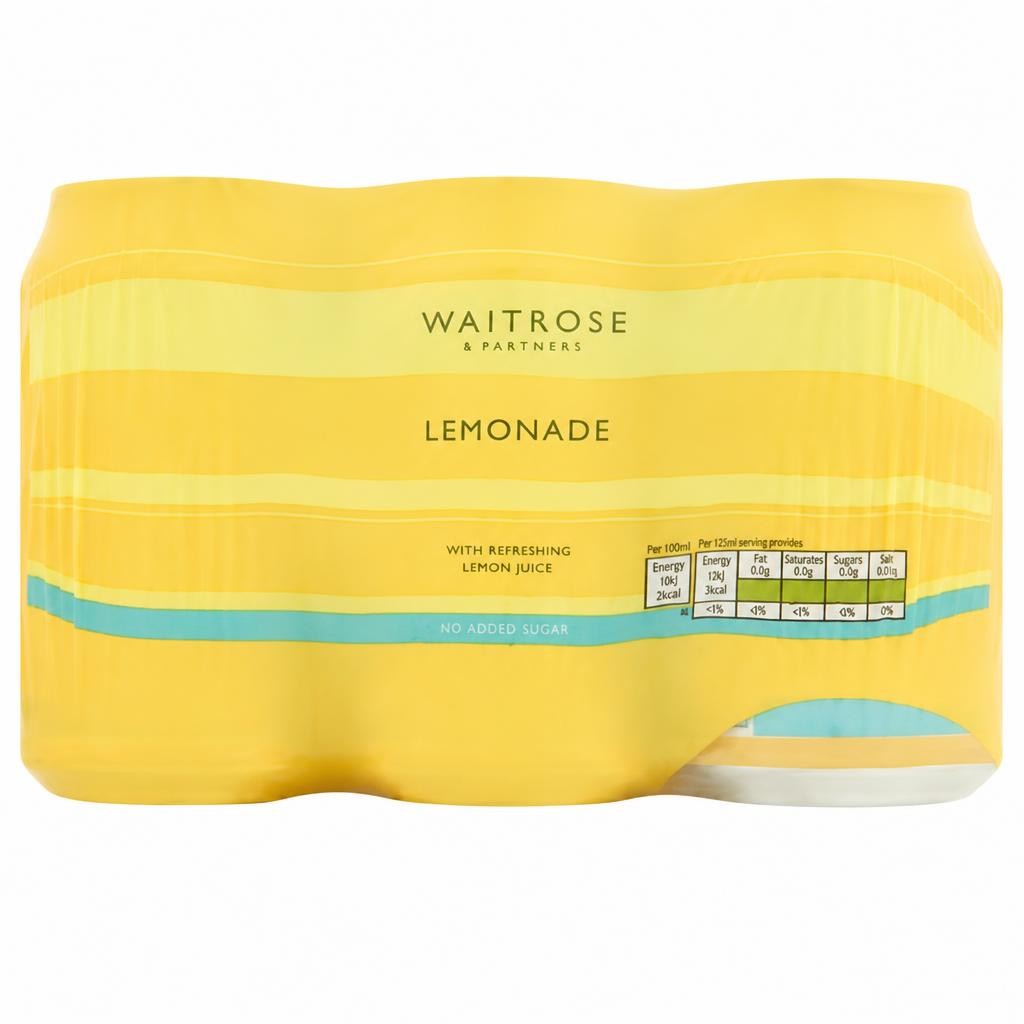 Waitrose Lemonade with No Added Sugar