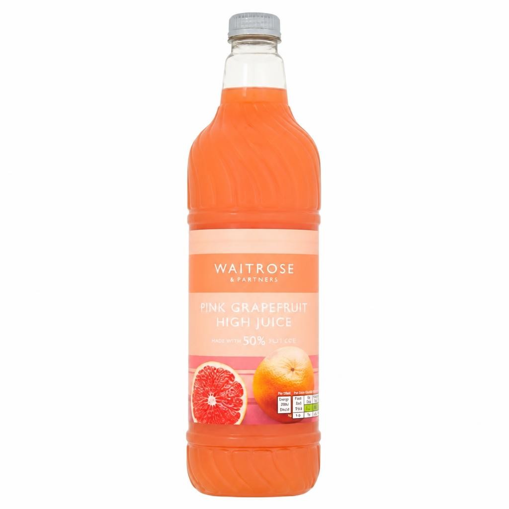 Waitrose Pink Grapefruit High Juice