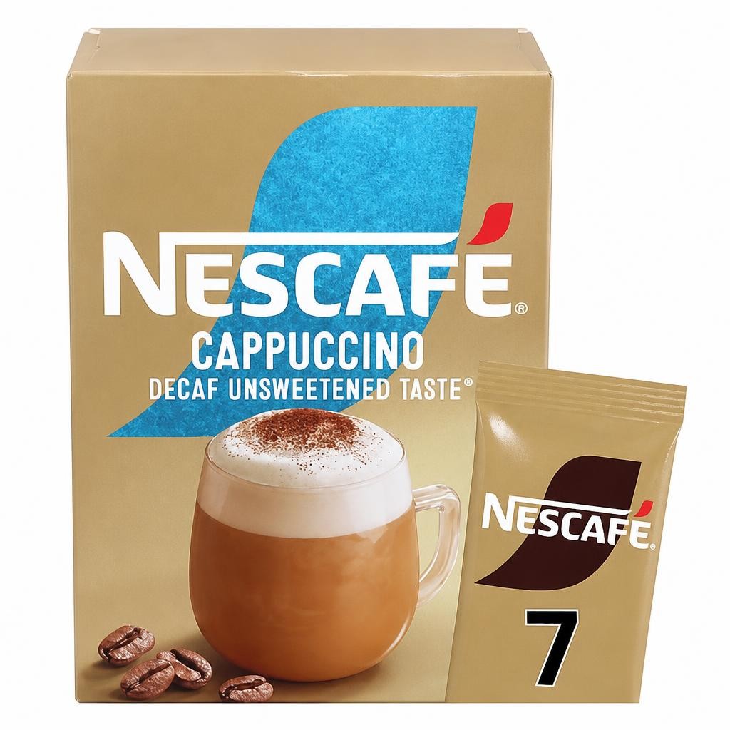 Nescafé Cappuccino Decaf Sachets 7s