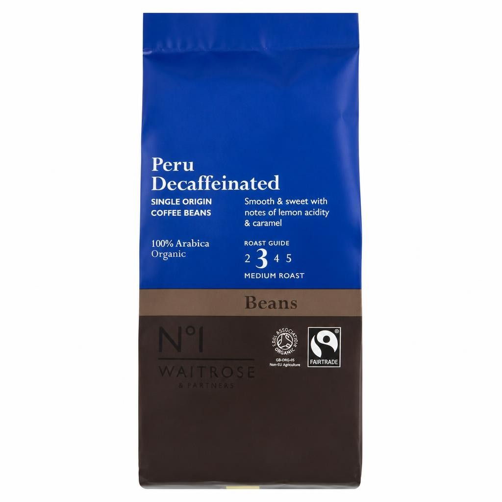 No.1 Organic Fairtrade Peru Decaf Coffee Beans