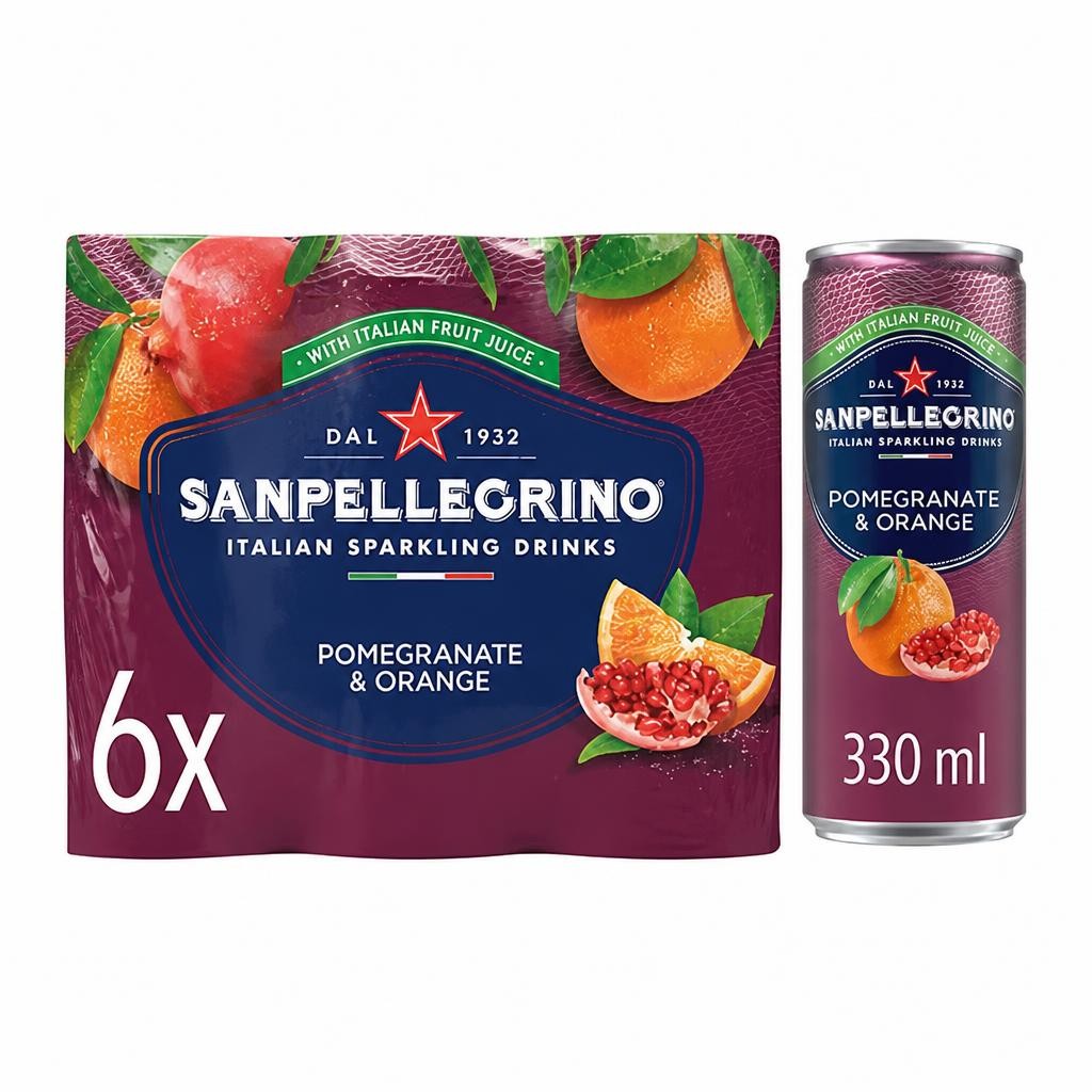 San Pellegrino Pomegranate & Orange
