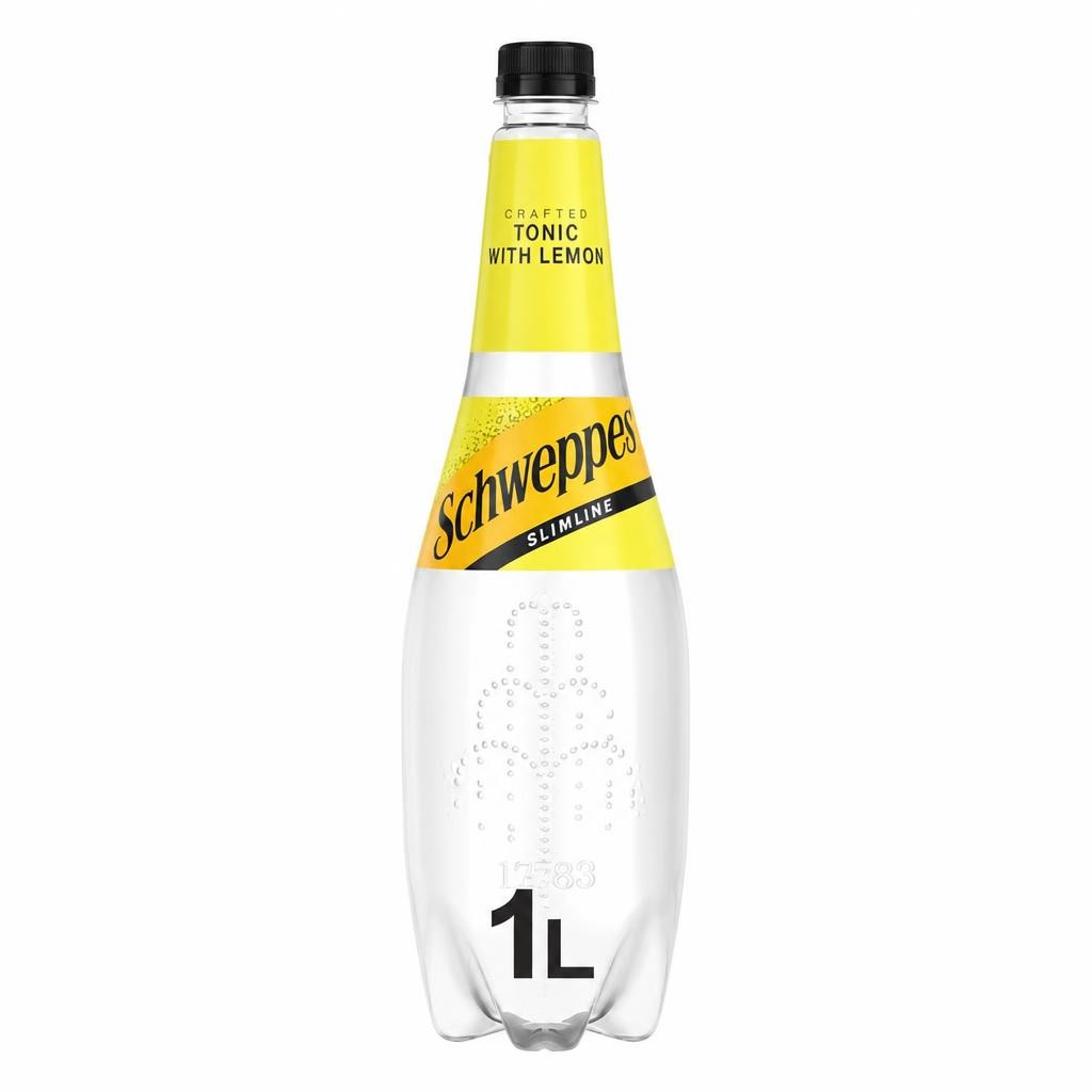 Schweppes Slimline Indian Tonic Water with Lemon Zest 1L