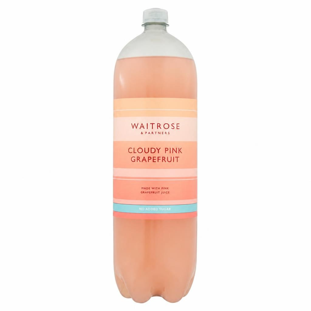 Waitrose Cloudy Pink Grapefruit No Added Sugar