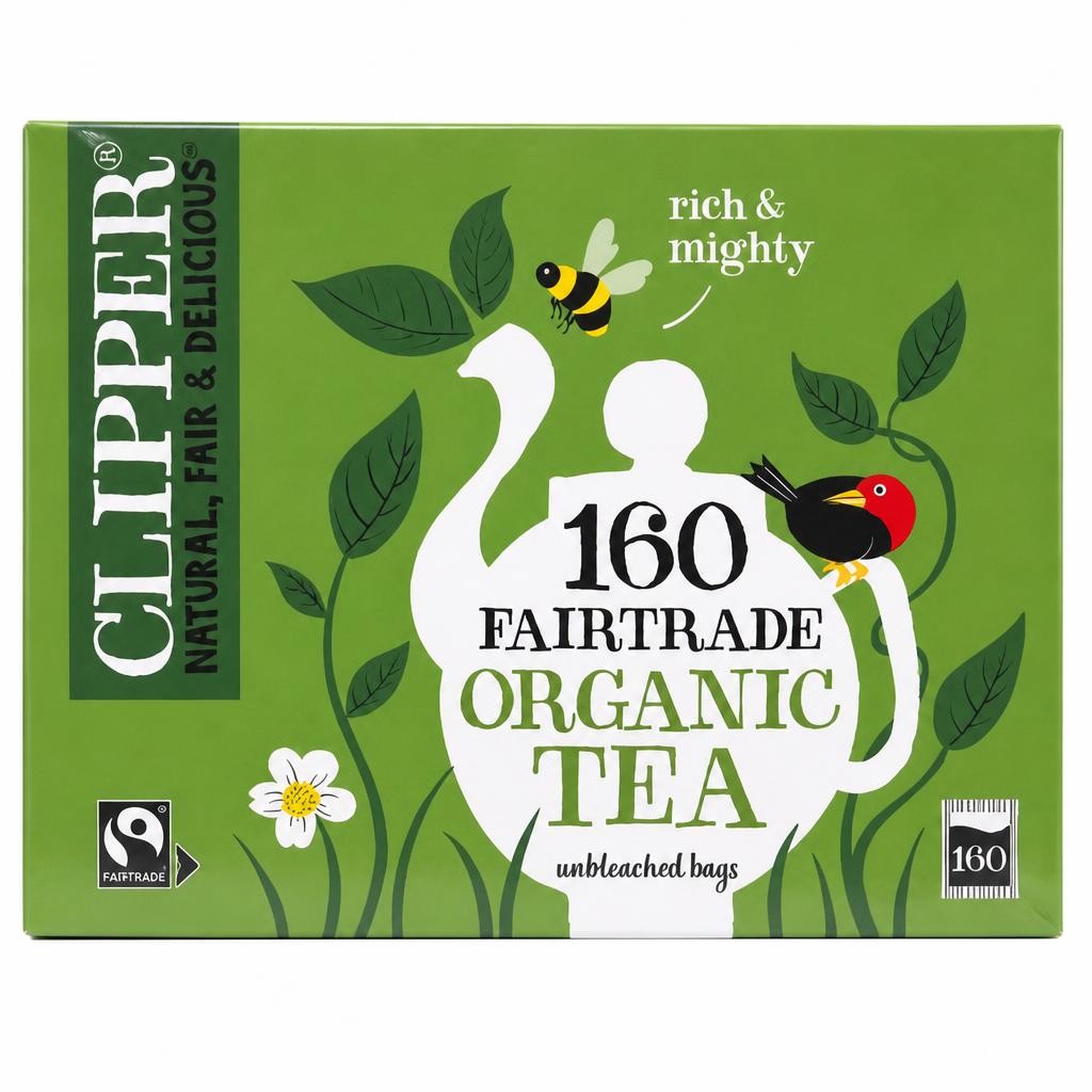 Clipper Organic Fairtrade Everyday 160 Tea Bags