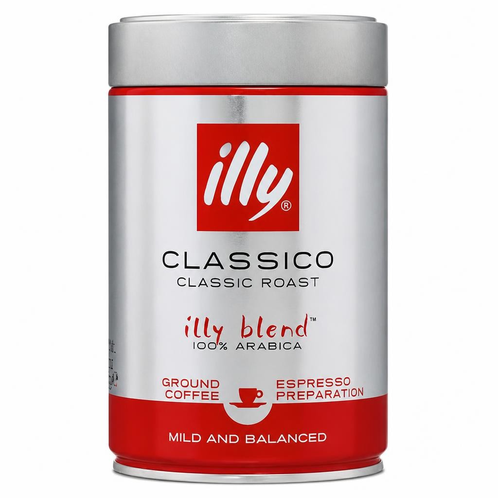 illy Classico Espresso Ground Coffee