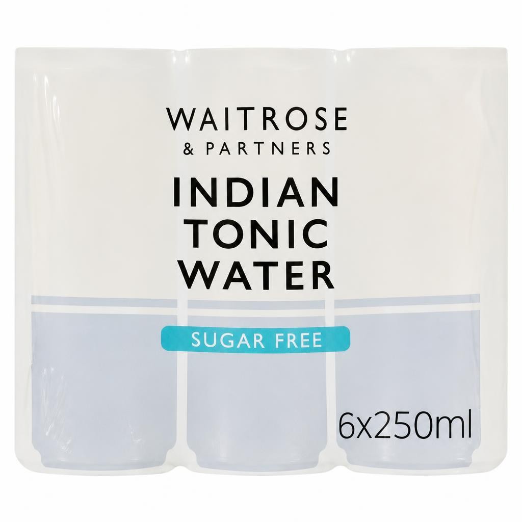 Waitrose Sugar Free Indian Tonic Water Cans