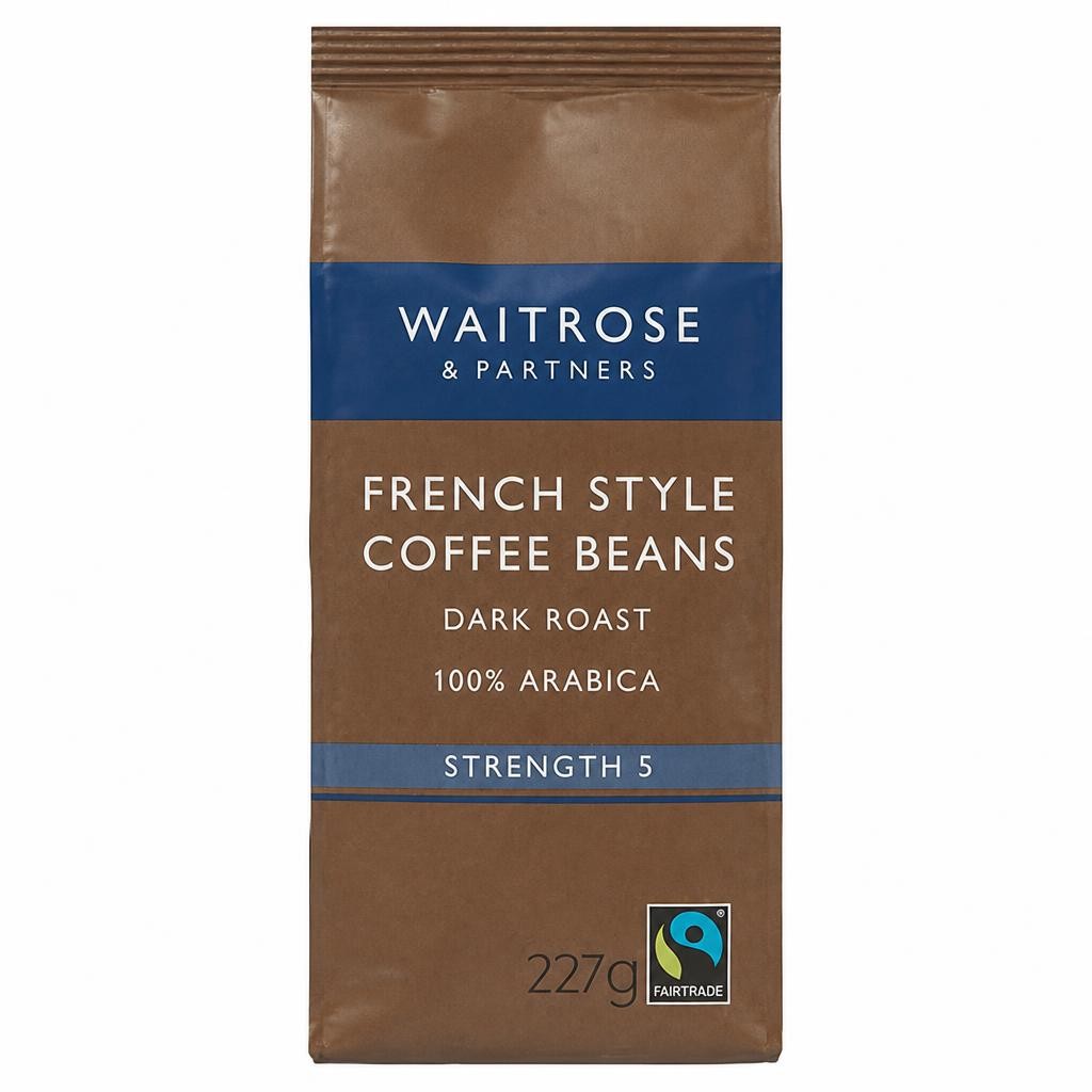 Waitrose Fairtrade French Style Coffee Beans