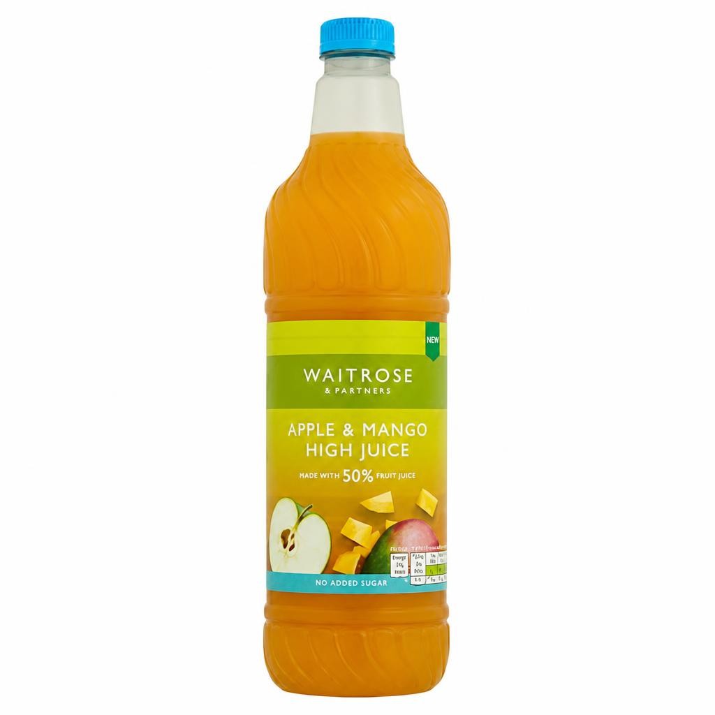 Waitrose No Added Sugar Apple & Mango High Juice
