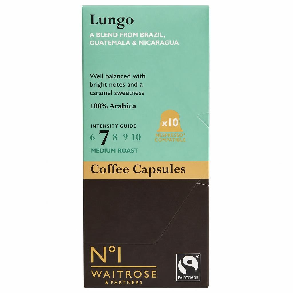 No.1 Lungo Coffee Capsules 10s