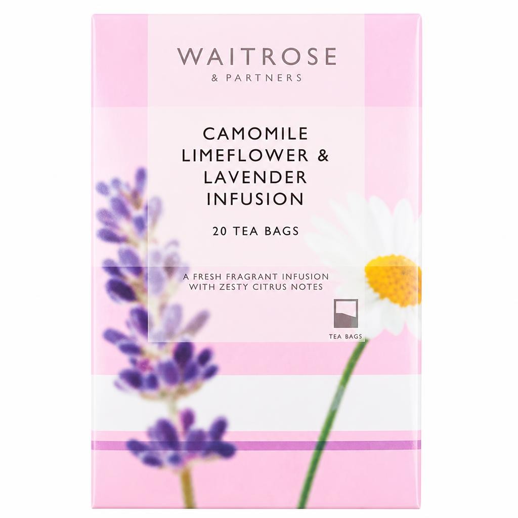 Waitrose Camomile, Limeflower & Lavender 20 Tea Bags