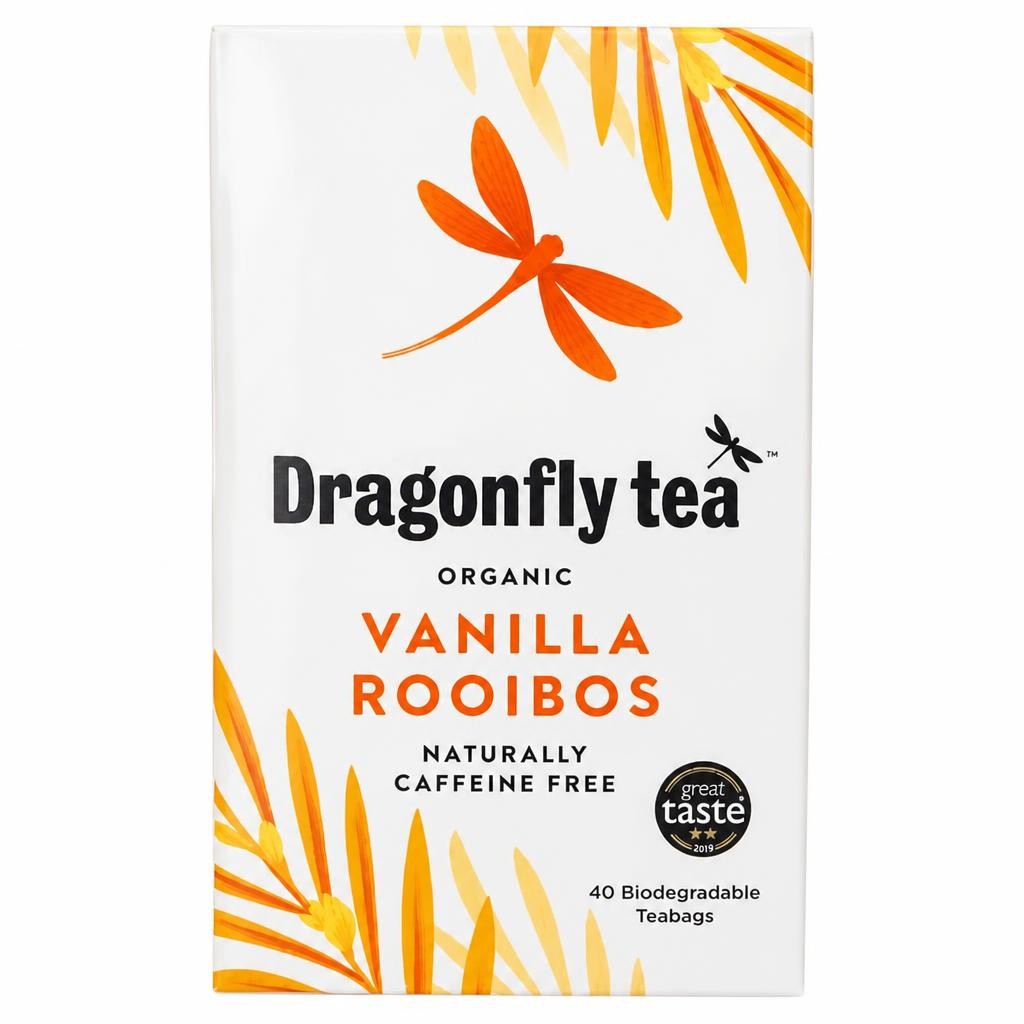 Dragonfly Tea Vanilla Rooibos 40 Tea Bags